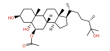 (24S)-Ergostane-3b,5a,6b,25-tetraol 6-monoacetate